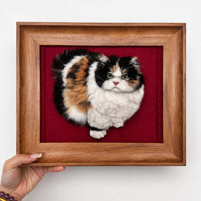 Custom Handmade Wool Felt Pet Artwork