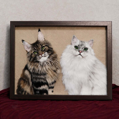 Custom Handmade Wool Felt Pet Artwork
