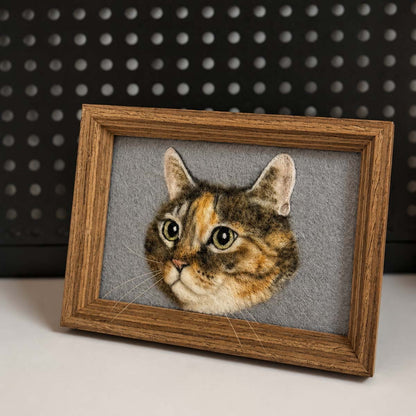 Custom Handmade Wool Felt Pet Artwork