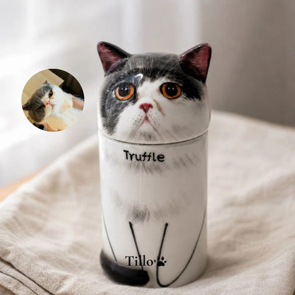 Custom Hand-Painted Pet Cremation Urn