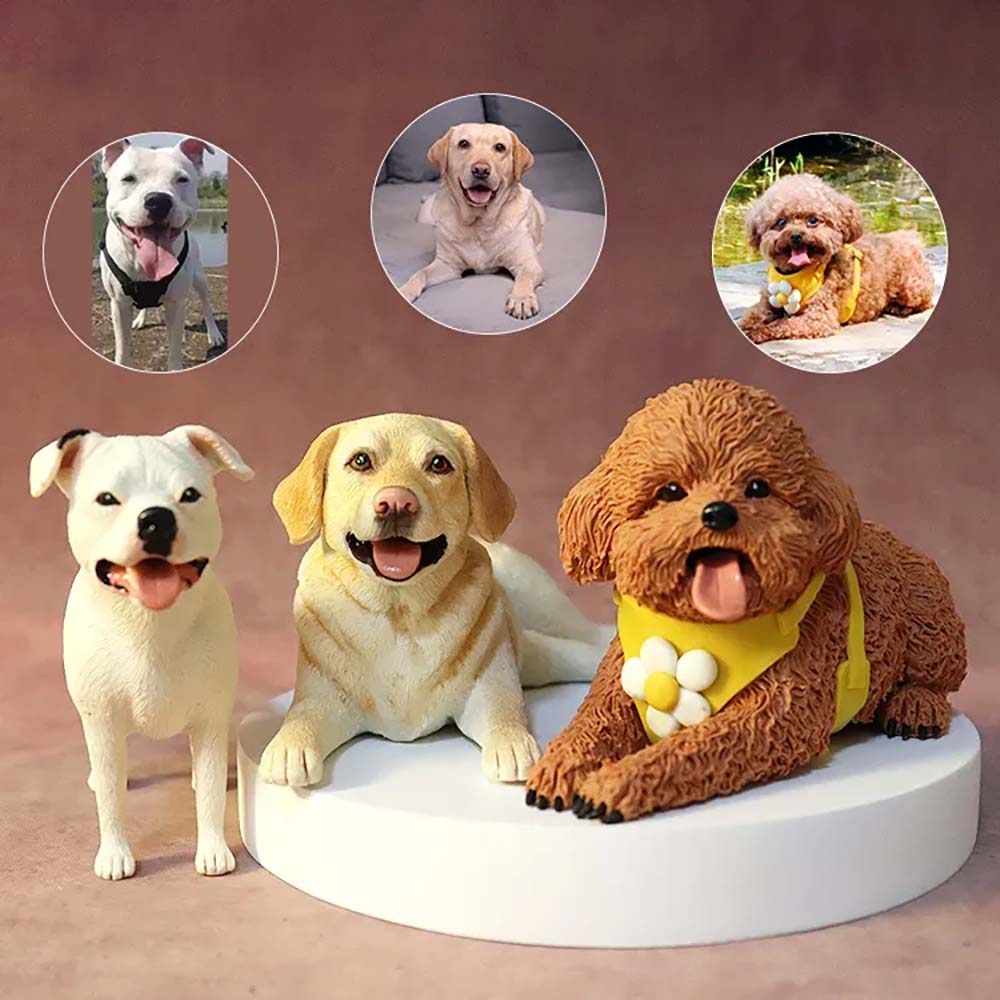 Custom Dog Wedding Cake Topper
