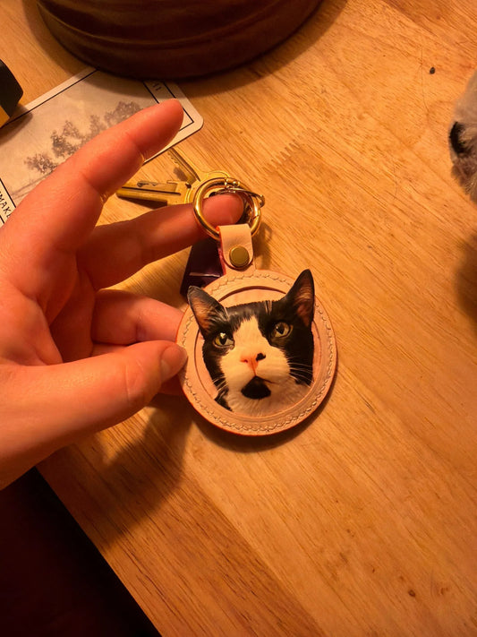Custom Pet Leather Carving