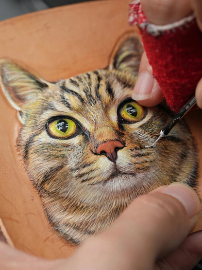 Custom Pet Leather Carving